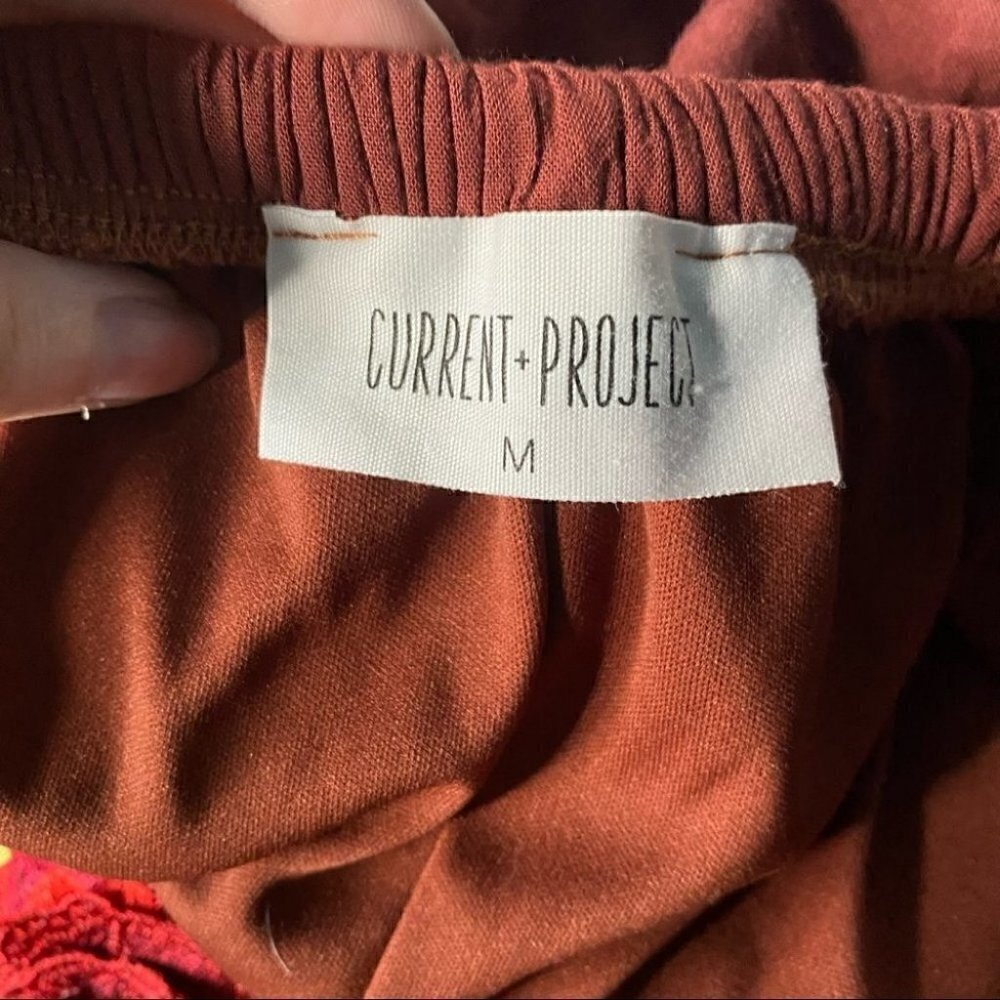 Current+Project Brown Floral Embroidered Dress - Picture 4 of 5